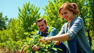 Celebrități plantând copaci pentru mediu.